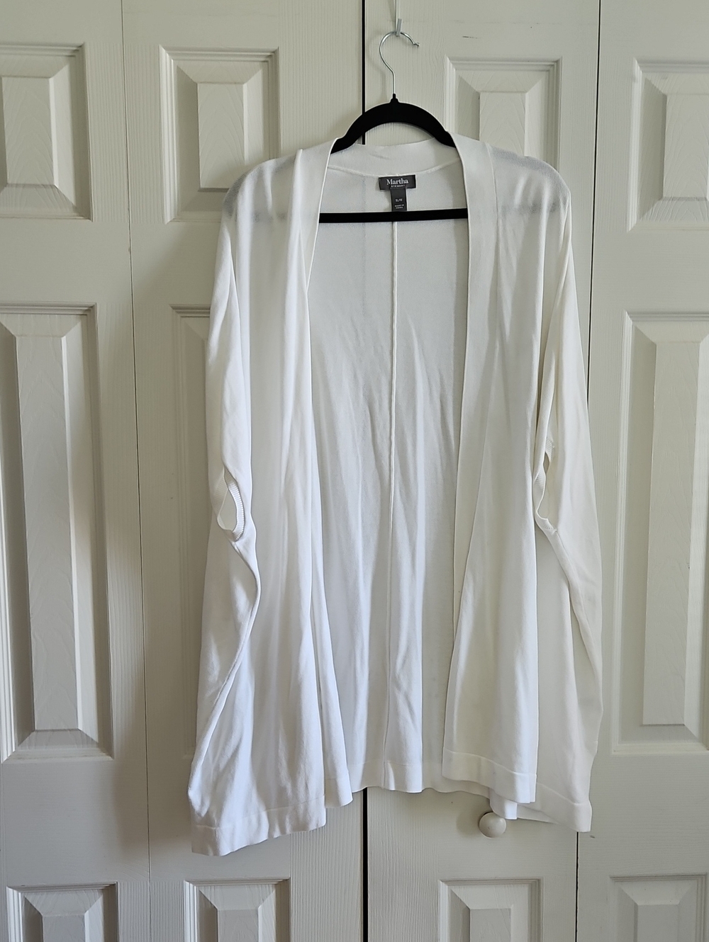 SALE! NWOT Martha Stewart White Open-Front Cardigan